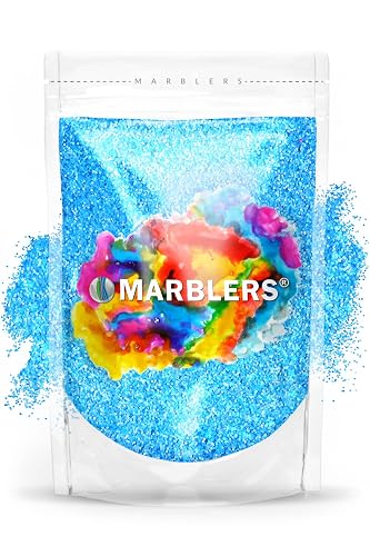 MARBLERS Neon Glitter [Fluorescent Blue] 3oz (85g) | Fine | Non-Toxic, Vegan, Cruelty-Free | Face, Body, Eyeshadow, Hair, Festival, Party Makeup |