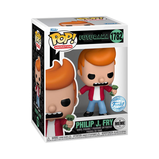 Funko Pop! Vinyl Fig. Futurama Philip J. Fry Meme EE Exclusive