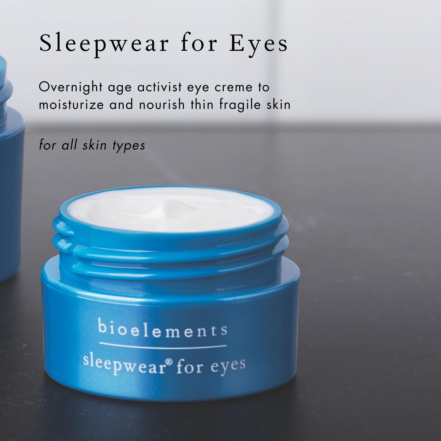 Bioelements Sleepwear for Eyes - 0.5 fl oz - Night Anti-Aging Eye Cream - Moisturize, Hydrate & Reduce Appearance of Fine Lines & Wrinkles - Vegan