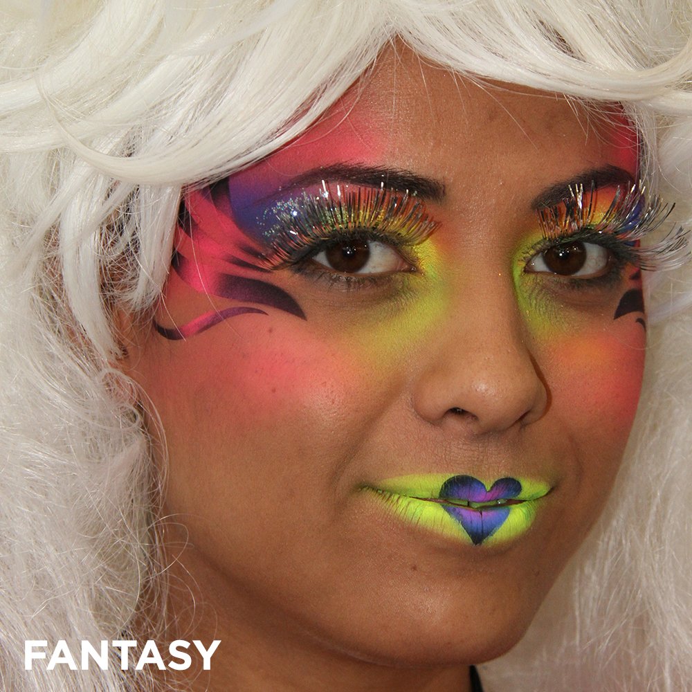 Dinair Airbrush Makeup - Fantasy Bright Colors 4 Face & Body Art, Light Blue - 1.5 fl oz.