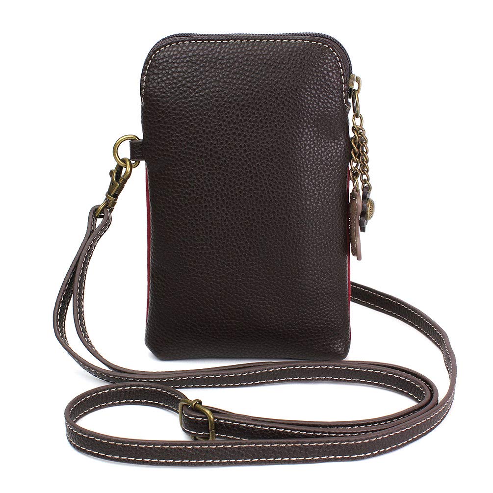CHALA Crossbody Cell Phone Purse | Women's Wristlet Handbags with Adjustable Strap (Dazzled Paw)