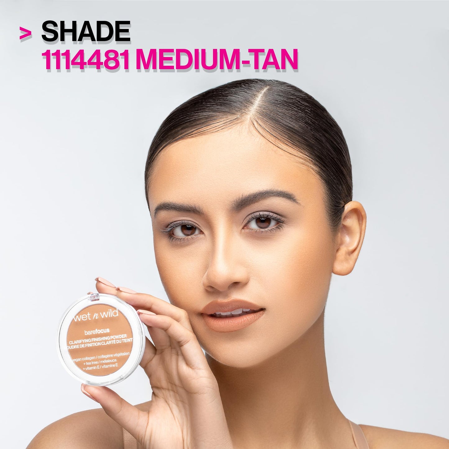 wet n wild Bare Focus Clarifying Finishing Powder | Matte | Pressed Setting Powder Medium-Tan Beauty and Personal Care wet n wild