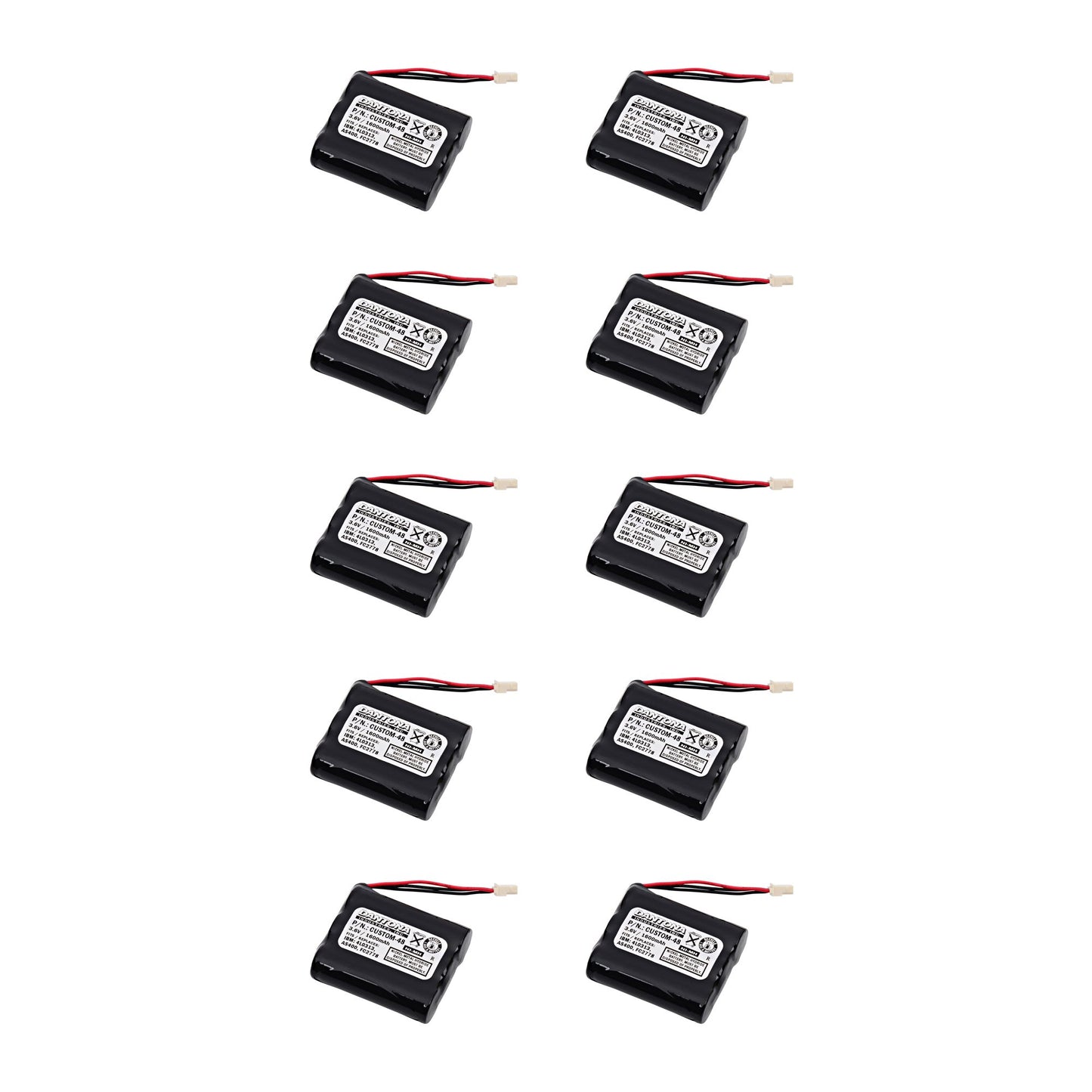 10pc Dantona Replacement Controller Battery For Sanyo 3HR-AAC and more Beauty and Personal Care Dantona