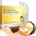 Doppeltree Gold Facial Mask - Premium Hydrogel Sheet Face Masks for Skin Care & Beauty, Hydrating & Anti Aging - Facemask with Collagen, Hyaluronic