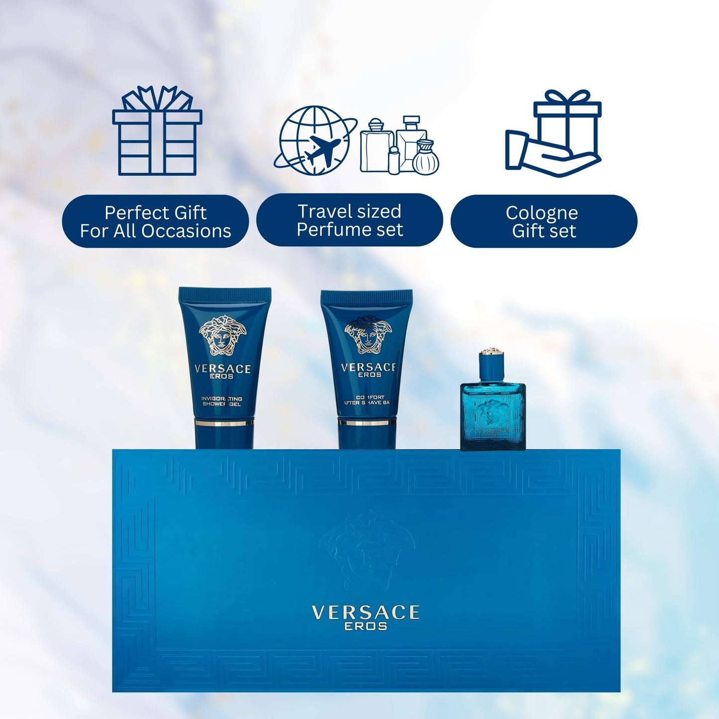 Versace Eros Perfume for Men 3 Piece Mini Gift Set