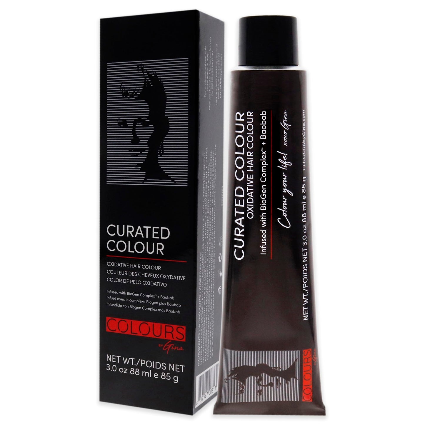 Colours By Gina Curated Colour - 3.11-3BB Dark Cool Brown by Colours By Gina for Unisex - 3 oz Hair Color