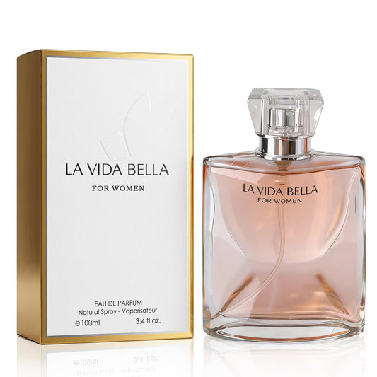 A CENTER La Vida Bella Perfume for Women - 3.4oz/100mLEau de Parfum Spray | Floral & Sweet Fragrance with Notes of Iris, Patchouli, Vanilla, and Spun Beauty & Personal Care A CENTER