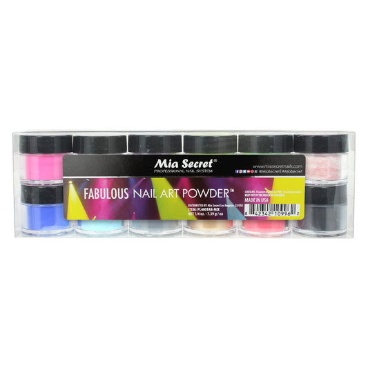 Mia Secret Nail Art Powder - Fabulous Collection (12 PC) Beauty & Personal Care Mia Secret