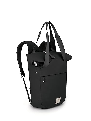 Osprey Arcane Zip Top Tote Backpack, Black