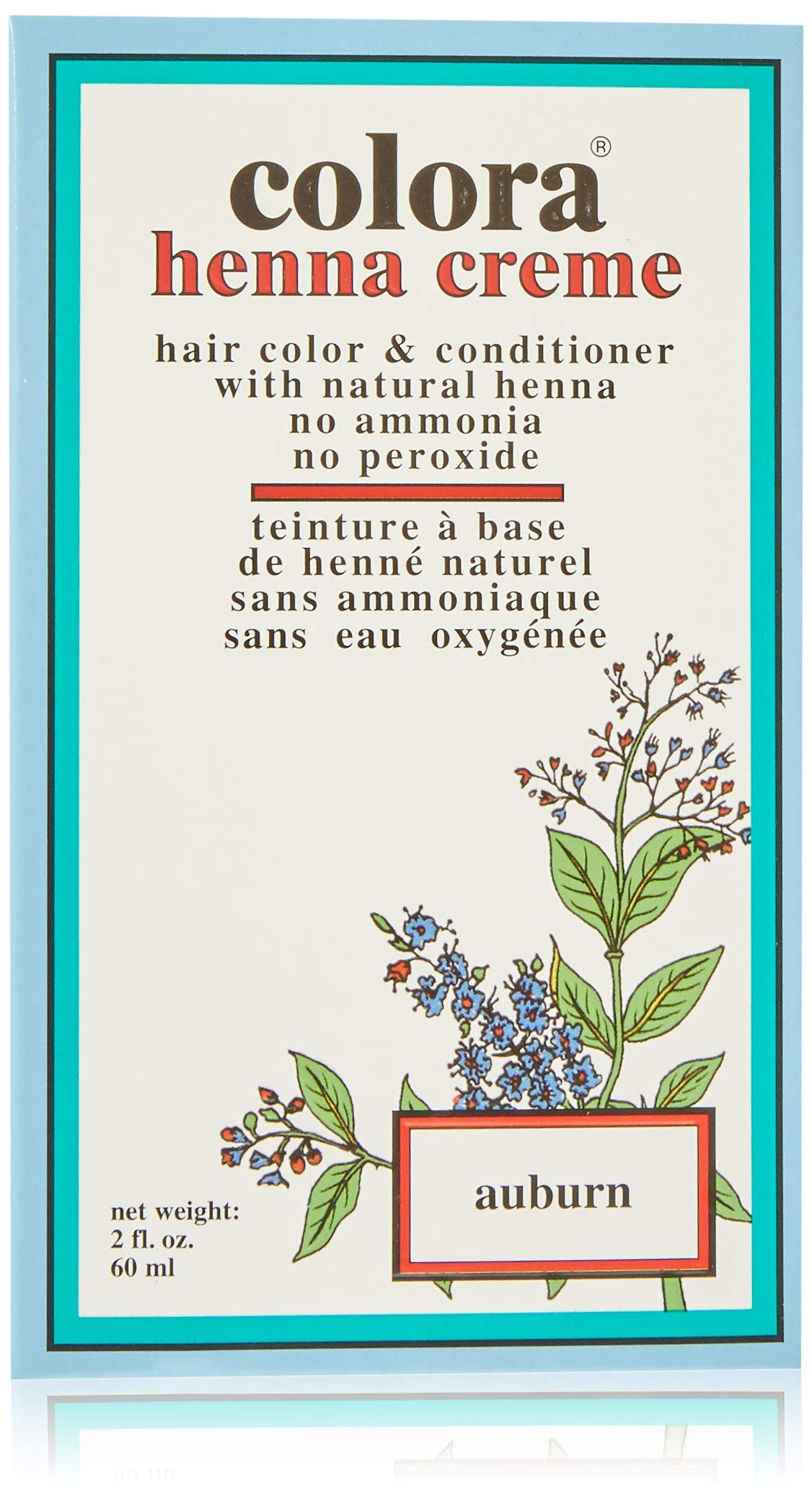 Colora Henna Creme Hair Color Auburn 2oz (2 Pack)