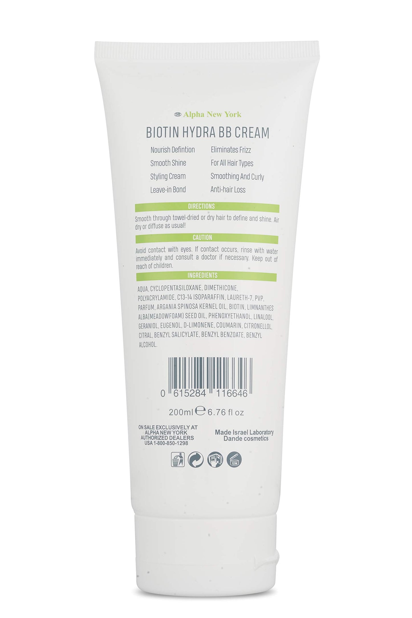 ALPHA NEW YORK Styling Cream Biotin Hydra BB