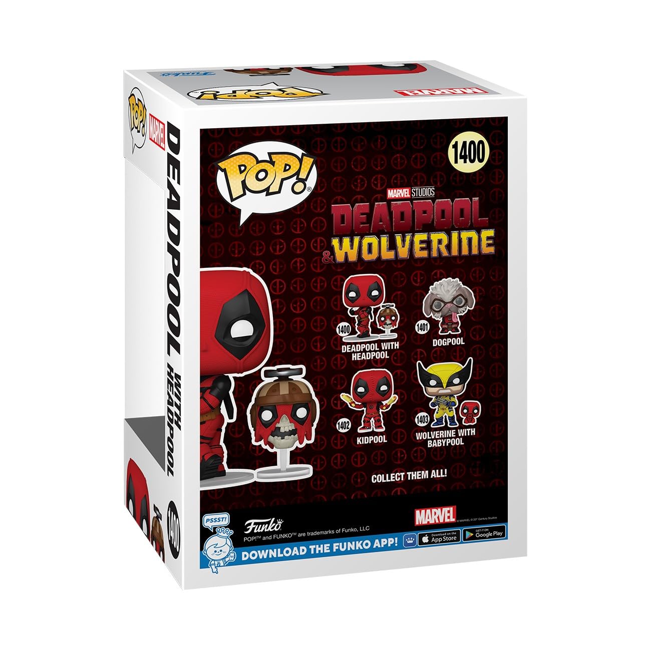Funko POP! & Buddy: Deadpool & Wolverine - Deadpool with Headpool - Collectable Vinyl Figure - Gift Idea - Official Merchandise - for Kids & Adults…