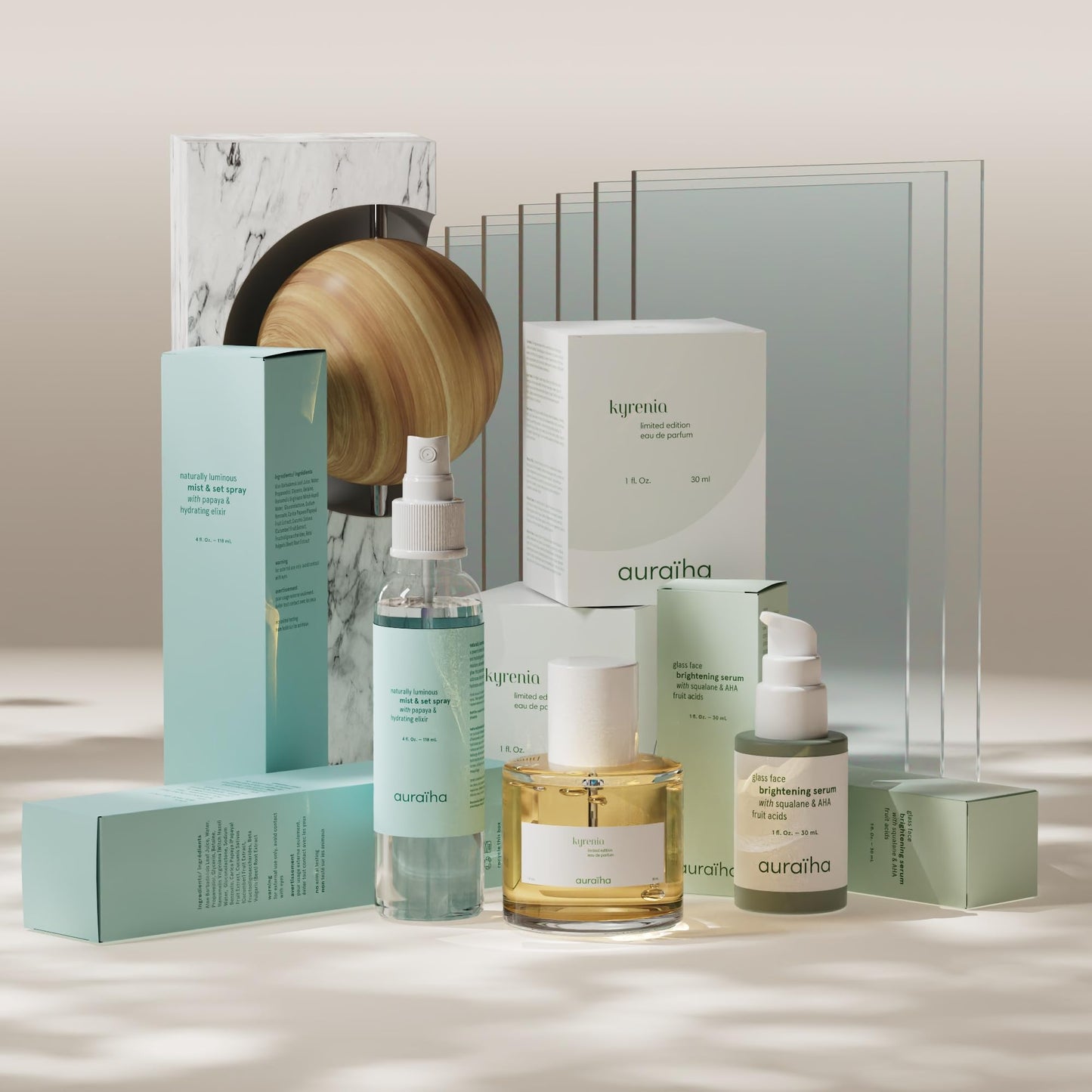 auraïha Kyrenia - Limited Edition - Eau de Parfum - 30mL 1.0 oz - Inspired by the the Luxurious Allure of Mediterranean Beauty - Long-lasting