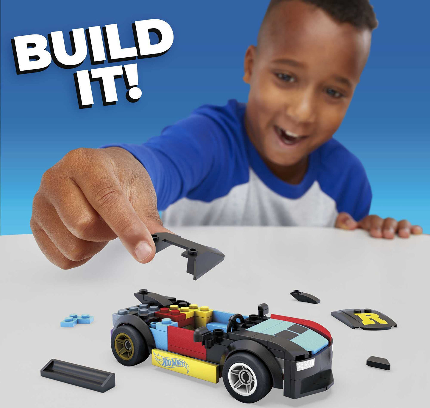 Hot Wheels Mega Construx Amazoom Construction Set, Building Toys for Kids