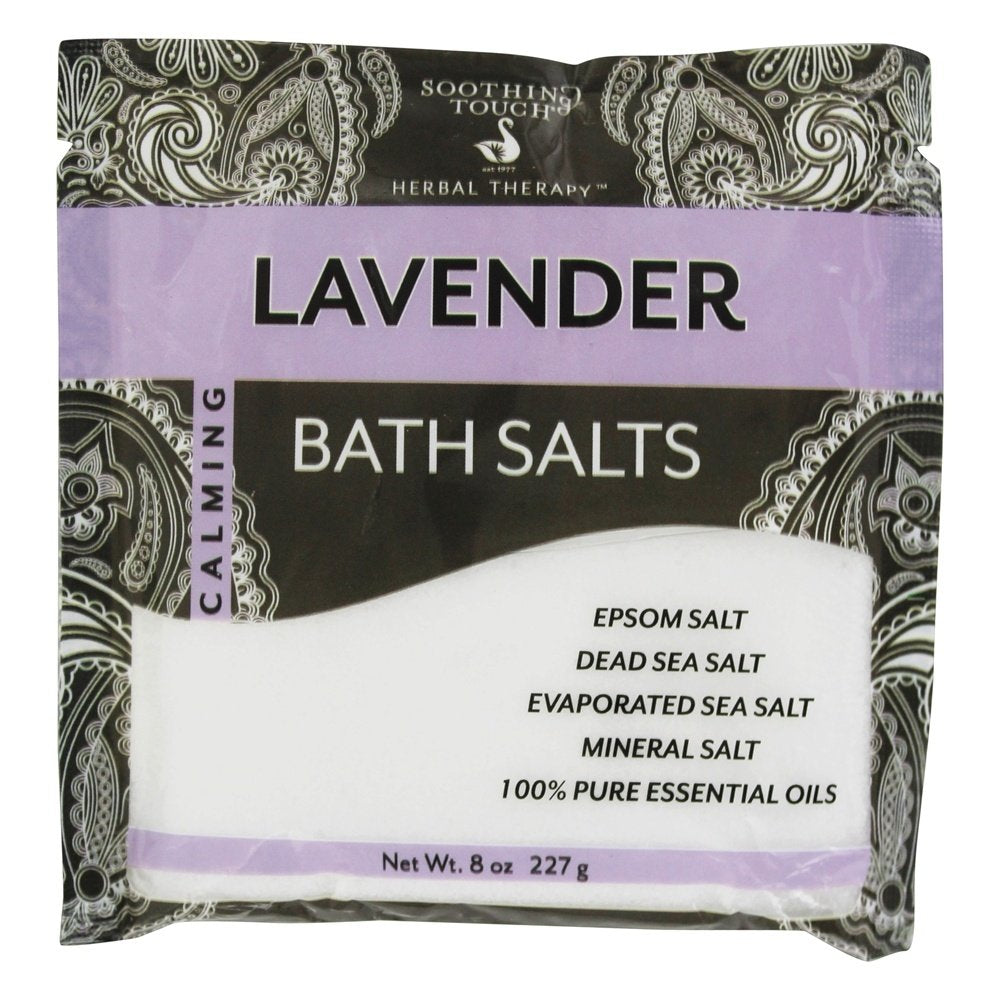 Soothing Touch Bath Salts Pouch, Lavender, 8 Ounce Beauty and Personal Care Soothing Touch