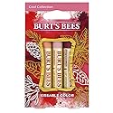 Burt's Bees Kissable Color Holiday Gift Set, 3 Lip Shimmers in Gift Box - Cool Collection in Watermelon, Apricot and Grapefruit