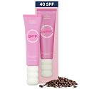 The Skinny Confidential Tinted Sunscreen, SPF 40 - Fragrance Free Face Moisturizer with No White Cast - Non-Greasy & Lightweight Caffeinated Mineral