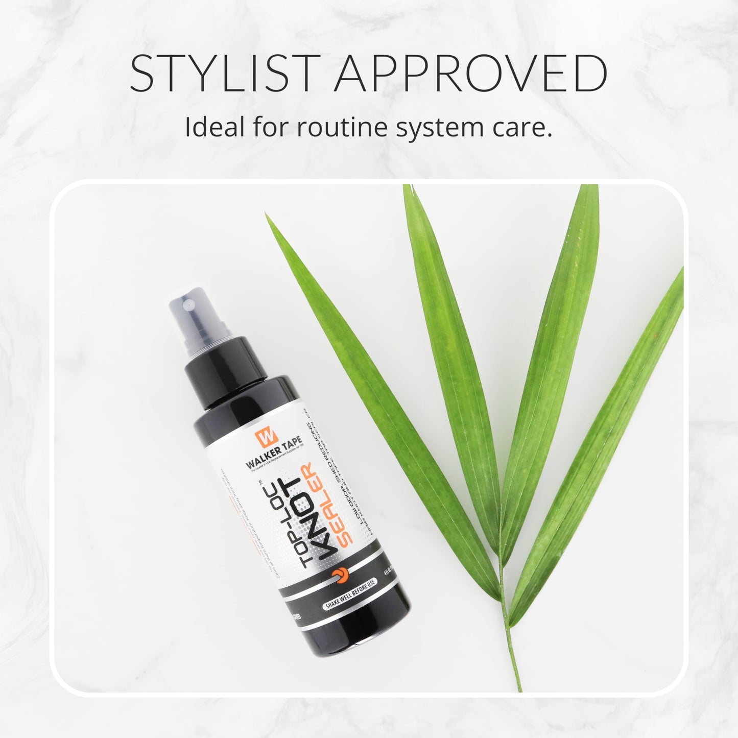 Walker Tape Top-Loc Knot Sealer Spray 4 fl oz, Mesh System Protector for Delicate Knots, Reduces Shedding and Extends Hairpiece Life, Professional