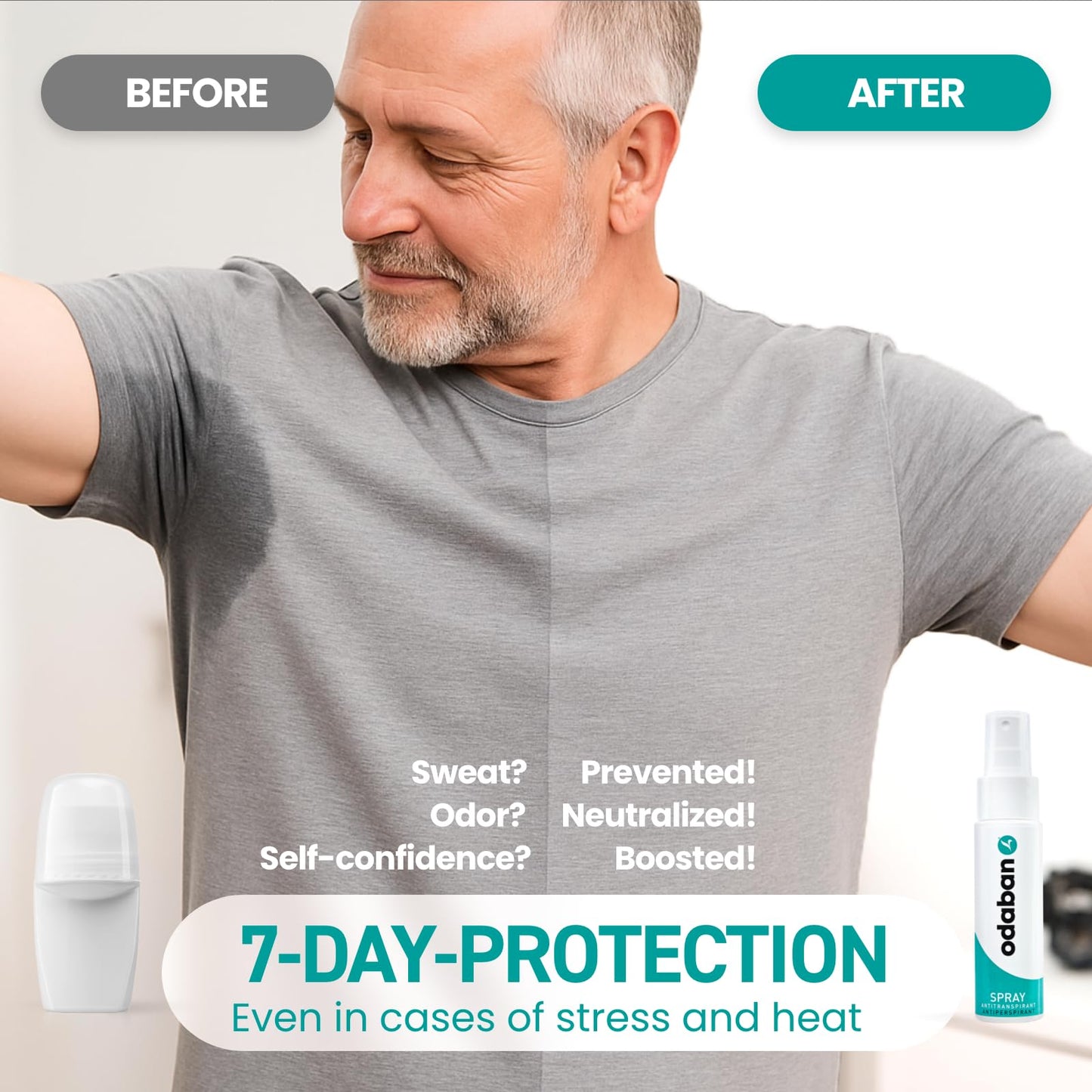 Odaban Antiperspirant Deodorant Spray 2 X 30 ml Beauty and Personal Care ODABAN ANTIPERPSPIRANT