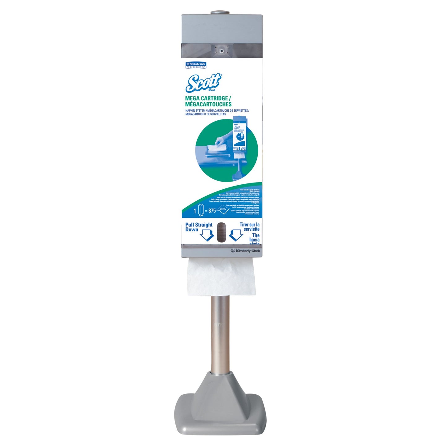 Scott Pole Mount Kit for Mega Cartridge Napkin Dispenser System (09135), for Scott Disposable Paper Napkins, 1 Kit/Case Beauty & Personal Care Scott Professional