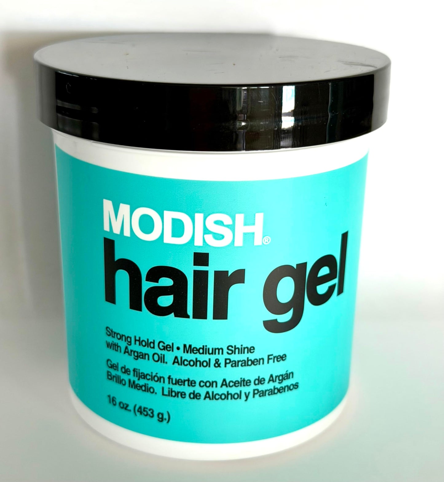 Modish Hair Gel, Strong Hold with Argan Oil, Alcohol FREE, (Set of 2) 16.oz