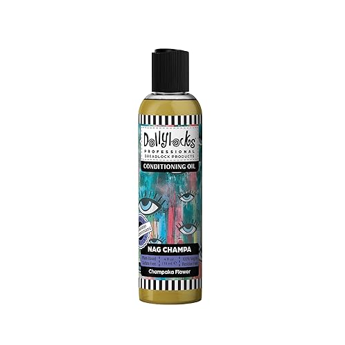 Dollylocks Conditioning Oil - Plant-Based & Residue-Free Moisturizing Scalp & Dreadlock Oil, pH Balanced, Vegan (Nag Champa Scent, 4oz)