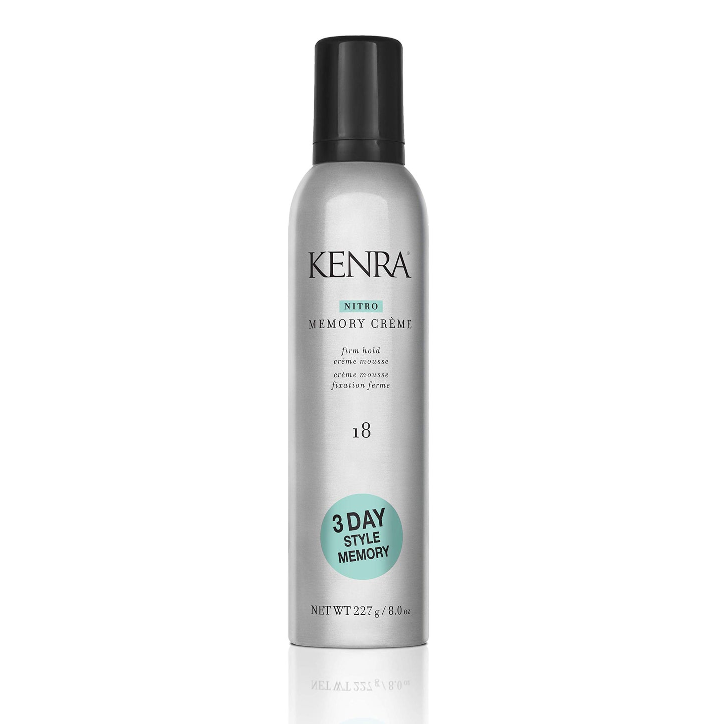 Kenra Professional Nitro Memory Crème 18 | Firm Hold Crème Mousse | All Hair Types | 8 Oz