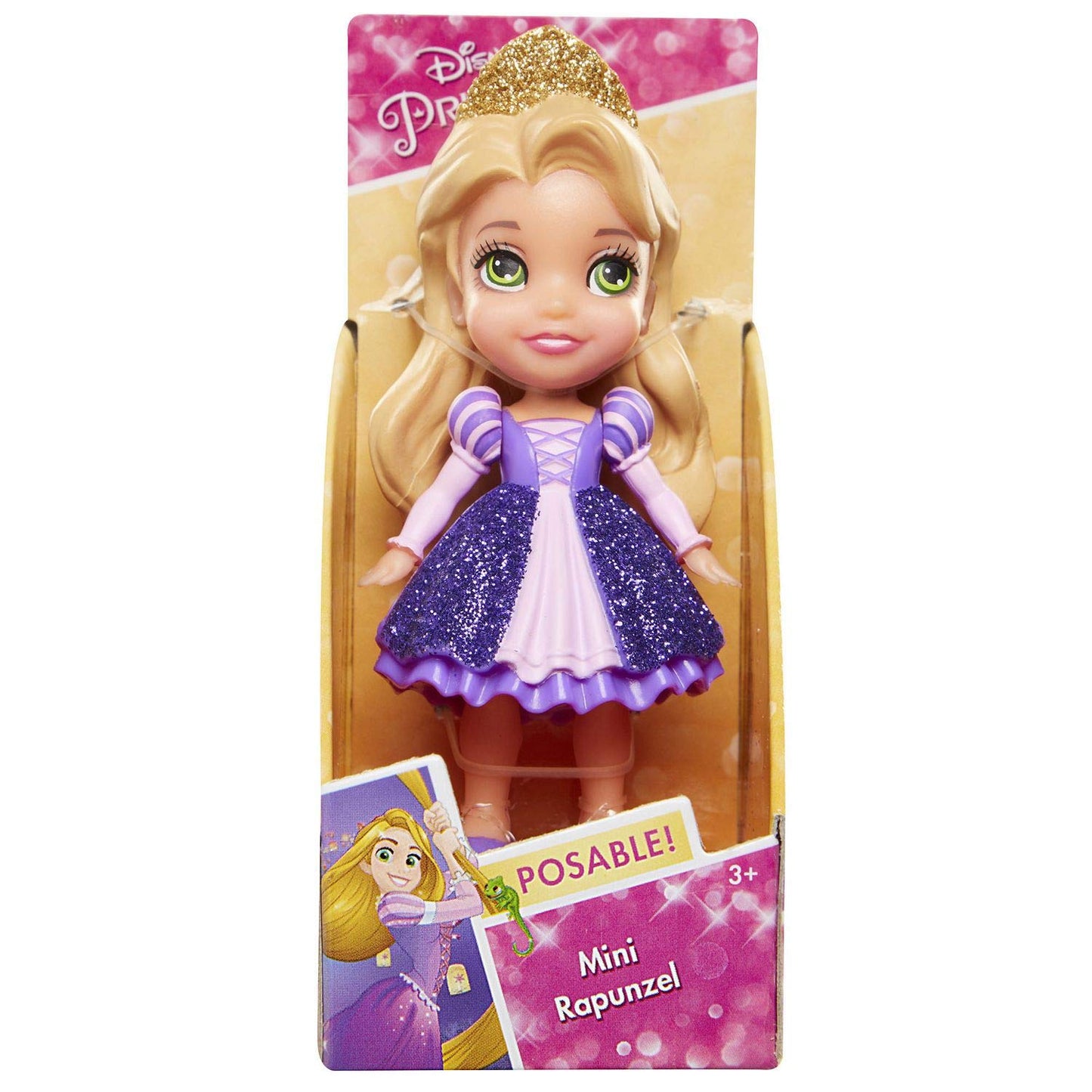 Jakks Pacific Princess Doll Disney-Rapunzel, Multi-Colour, 7.5 cm (84632)