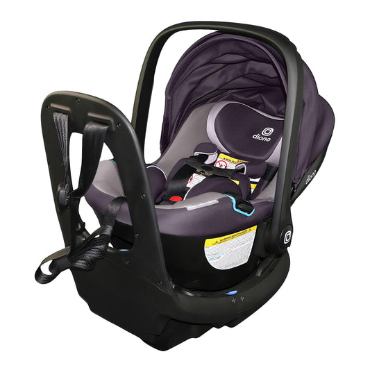 Diono LiteClik30 RXT SafePlus Infant Car Seat and Base, Rear-Facing for Infants 4-30lbs, SafePlus Engineering, with Infant Insert, UPF 50+ Sunshade…