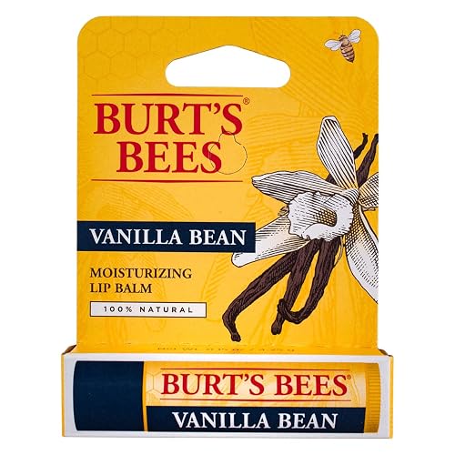 Burts Lip Balm Vanilla Be Size .15z Burts Lip Balm Vanilla Bean (3 Pack)