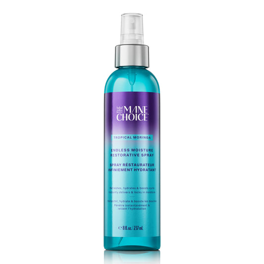 The Mane Choice Tropical Moringa Sweet Oil & Honey Endless Moisture Restorative Hair Spray, Supports Natural Hair Growth & Retention, Hydrating Curl