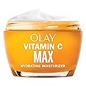 Olay Vitamin C MAX Face Moisturizer, Brightening Cream for Women, Hydrating, Evens Tone, Dark Spot & Hyperpigmentation Reduction, Glowing Skin Care