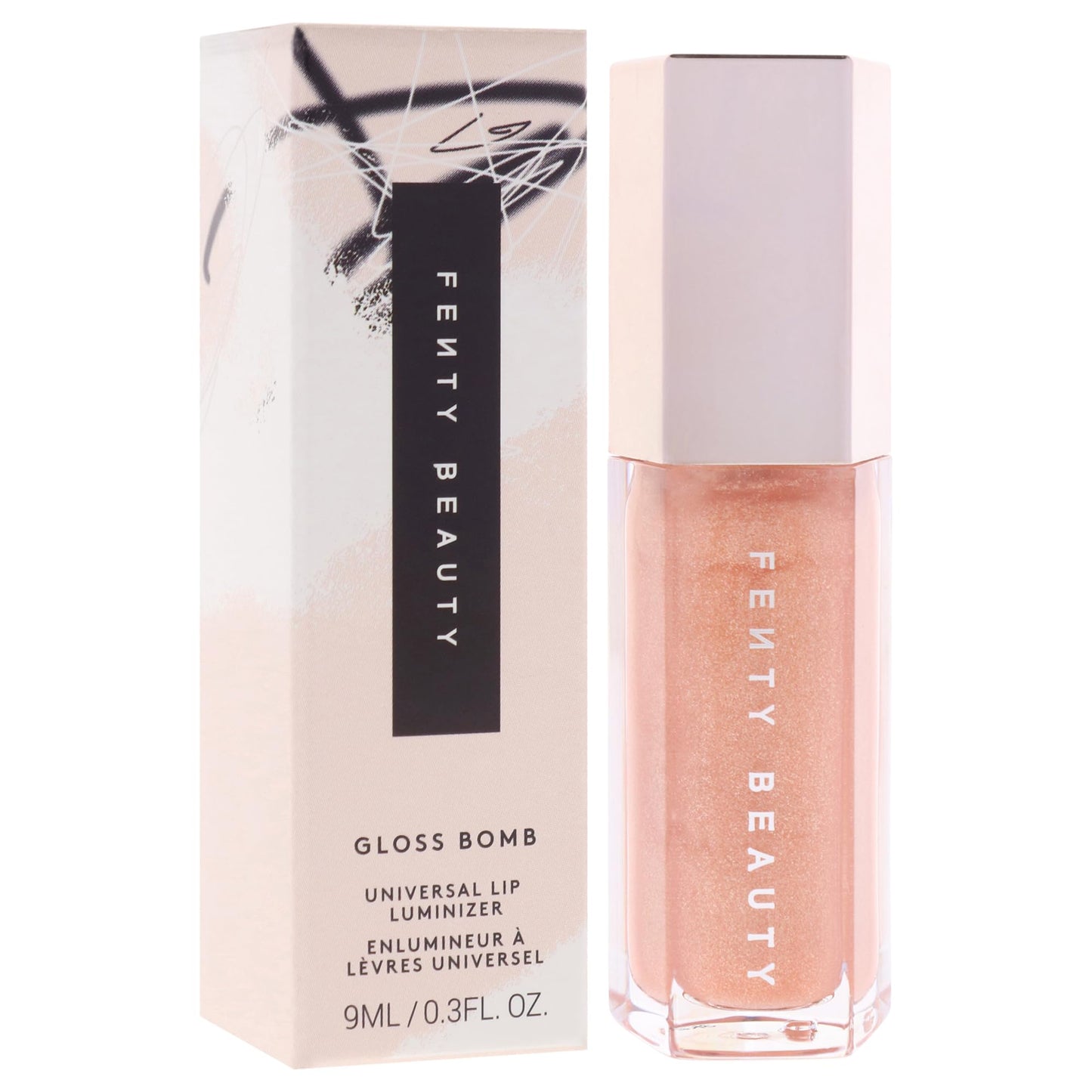 Gloss Bomb Universal Lip Luminizer - 10 Champ Stamp Fantasy by Fenty Beauty for Women - 0.3 oz Lip Gloss