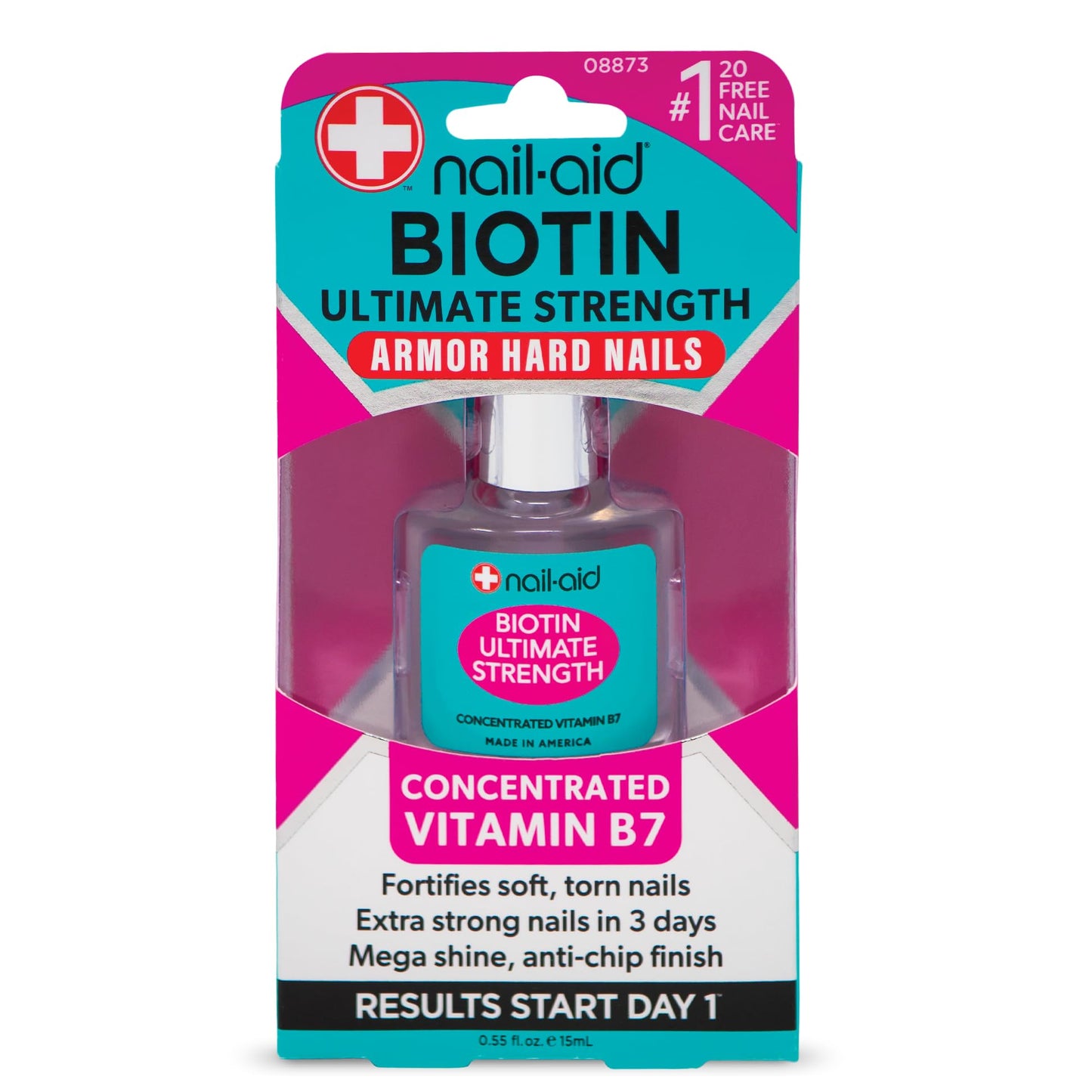 Nail-Aid Biotin Ultimate Strength, Clear, 2PCs Beauty and Personal Care Nail-Aid Default Title