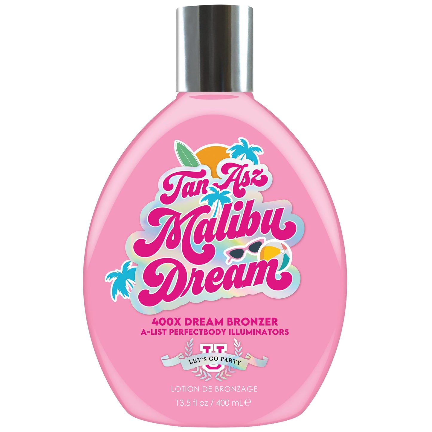 Tan Asz U Malibu Dream Tanning Lotion, 400X Dream Bronzer, A-List Perfectbody Illuminators with Hyaluronic Acid, Peptides & Marine Collagen, 13.5 Fl