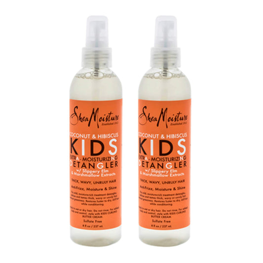 Shea Moisture Kids Detangler Coconut & Hibiscus 8 Ounce Pump (Pack of 2)