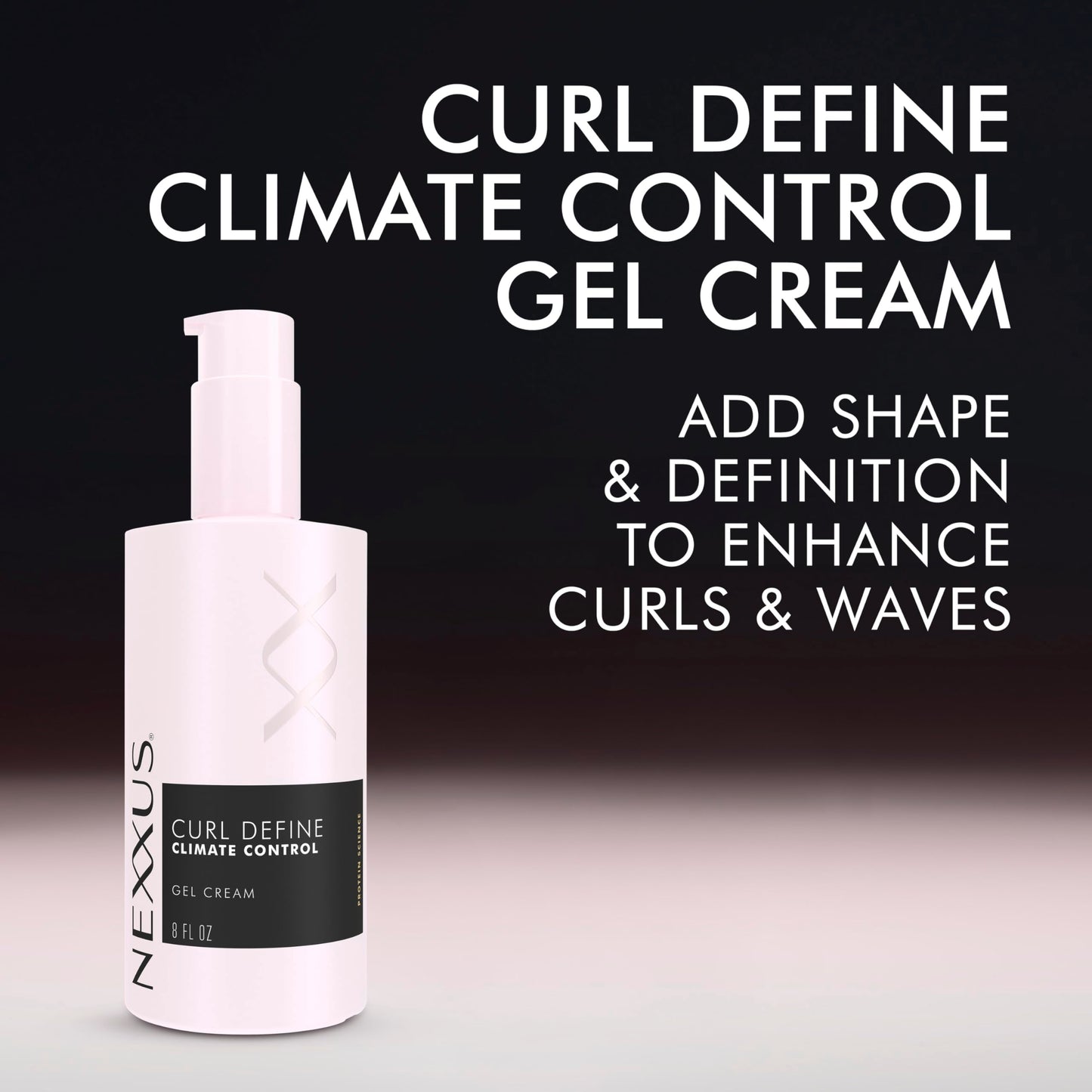 Nexxus Styling Curl Define Curl Cream Climate Control Gel Cream Hair Cream Powered by Styleprotect Technology 8 oz