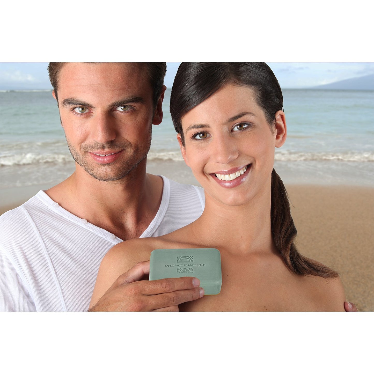 One With Nature Dead Sea Salt French Clay Soap 7 oz