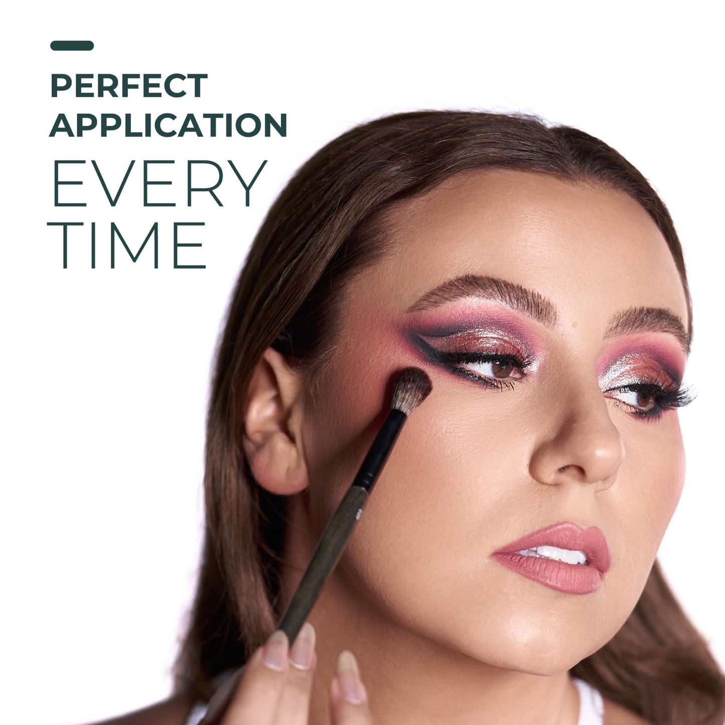 Rose and Ben Beauty E29 Blending Eye Brush | Tapered Dome for Contouring & Depth | Cruelty-Free Bristles