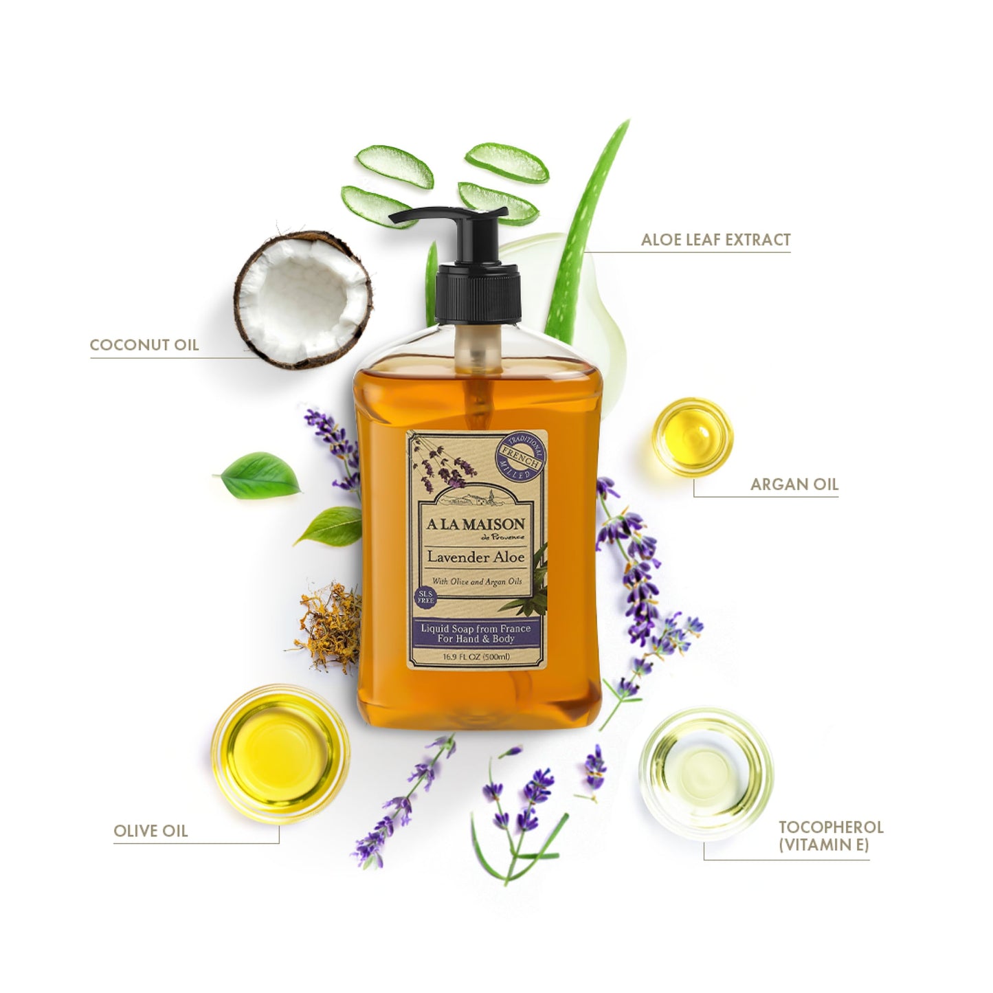 A La Maison Soap Liq Frnch Lvndr Aloe