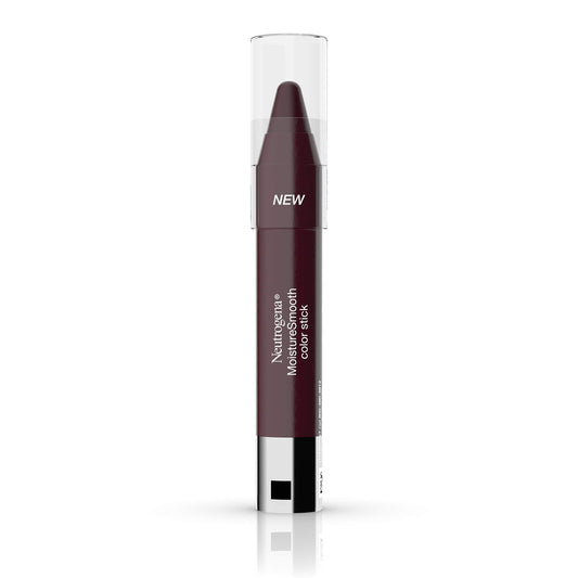 Neutrogena Moisturesmooth Color Lip Stick, 180 Deep Plum, .011 Oz. (Pack of 1)