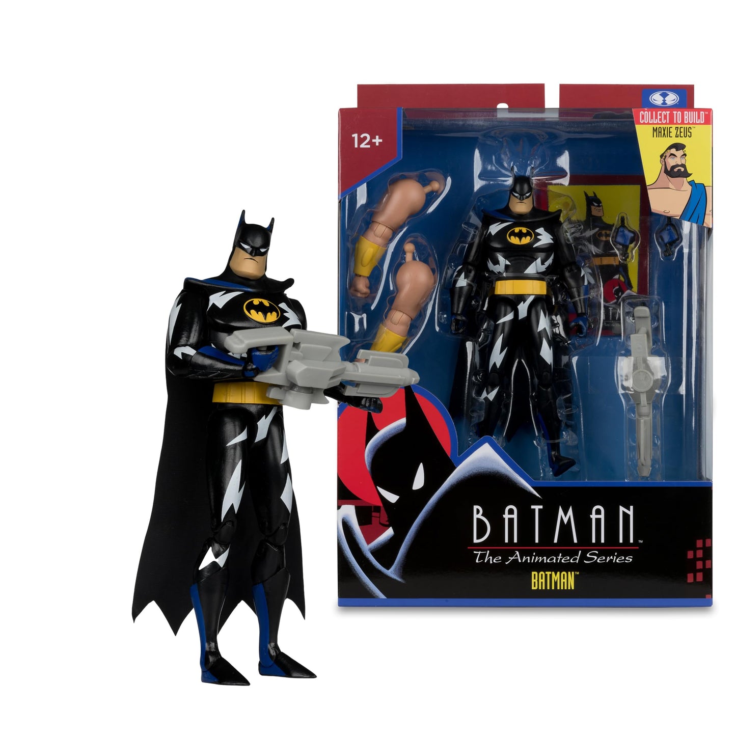 McFarlane Batman: The Animated Series Batman (Lightning Strike) 6" Build-A Figure Toys