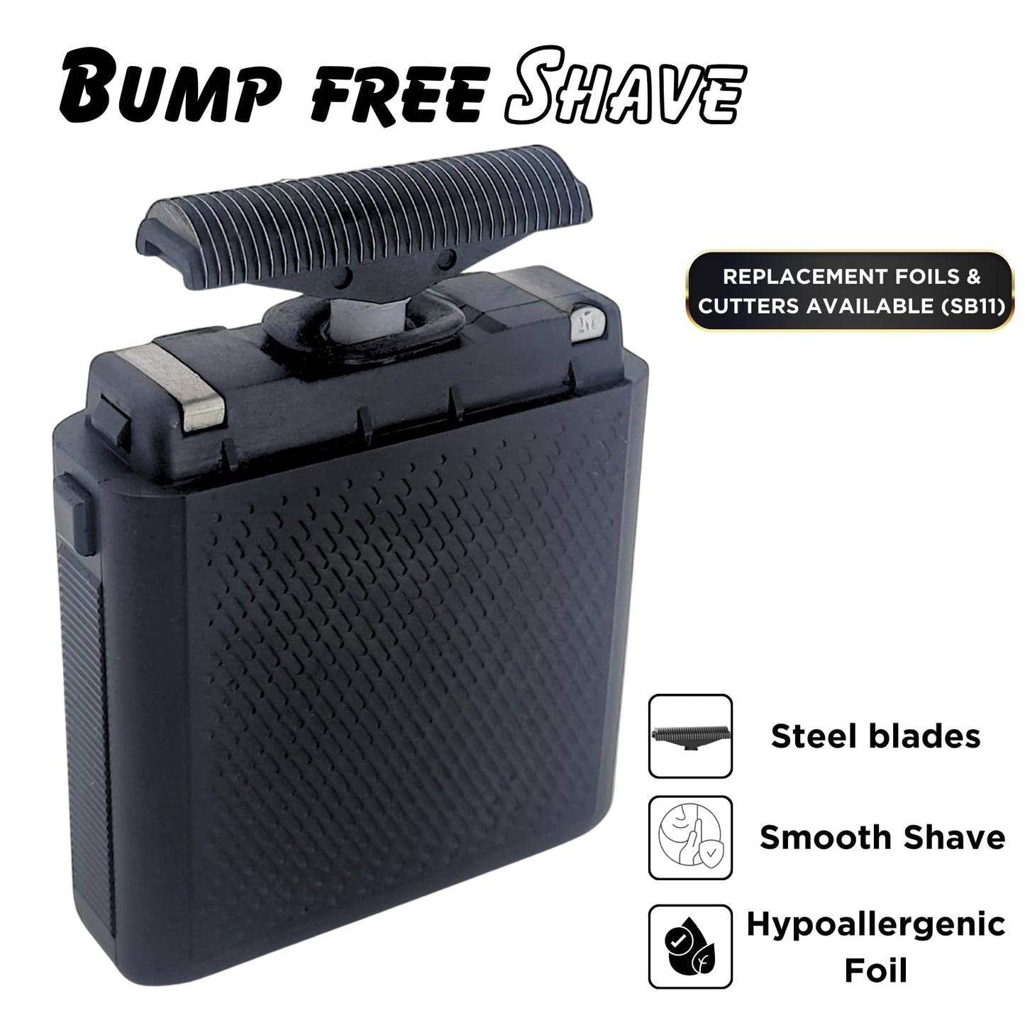 Supreme Trimmer Solo Single Foil Shaver for Pocket - 150 Min Runtime Cordless use, Powerful USB-C Mini Travel Razor for Professional & Home use Beauty and Personal Care Supreme Trimmer