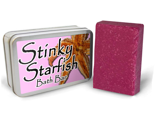 Gears Out Stinky Starfish Bath Bar - Funny Starfish Design - Novelty Bath Soap for Women - Pink Soap - Handcrafted - Made in the USA Beauty & Personal Care Gears Out