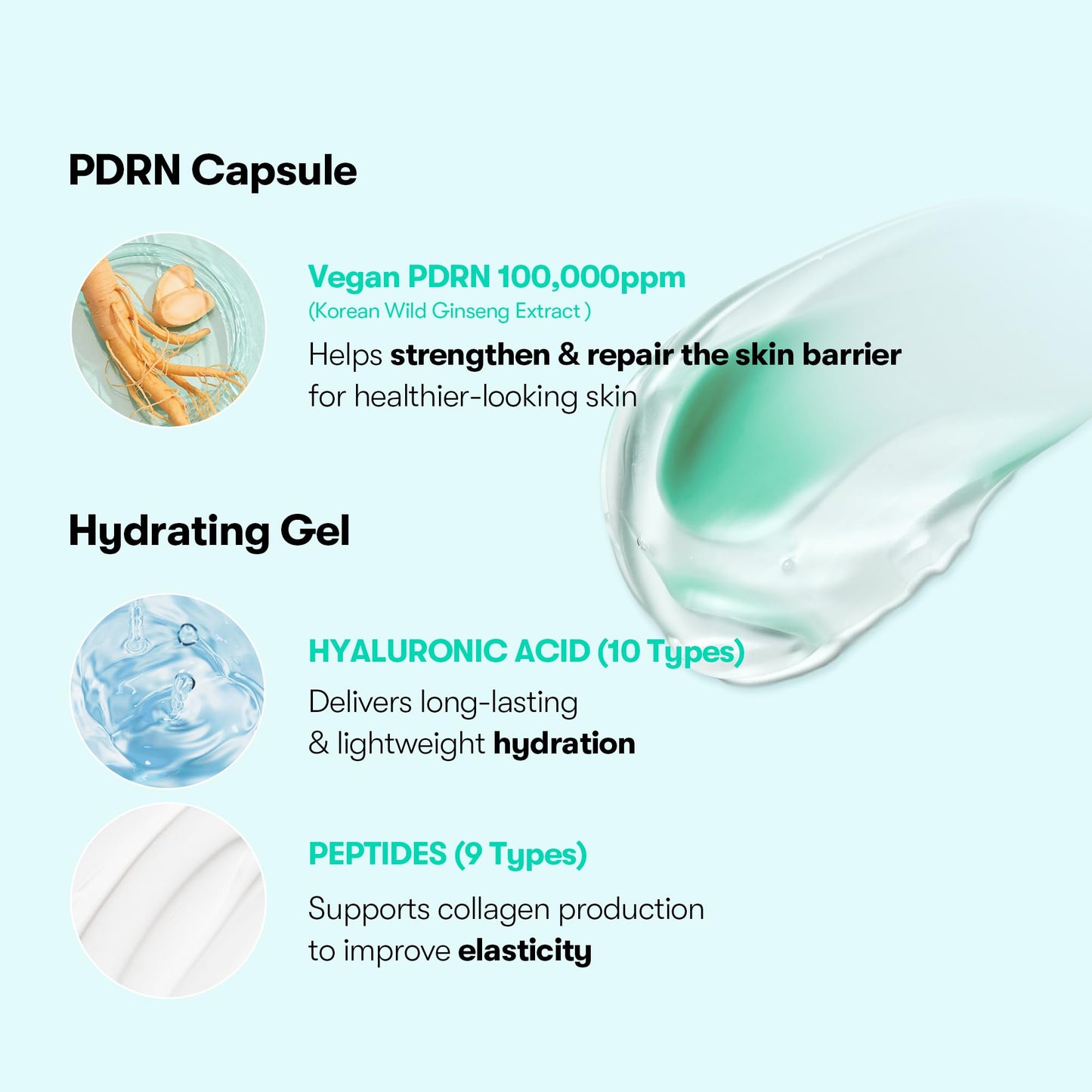 VT COSMETICS PDRN Capsule Cream 100, Hydrating Face Moisturizer with 100,000ppm PDRN, Hyaluronic Acid, 9 Peptides, Firming & Plumping Nourishing Beauty and Personal Care VT COSMETICS