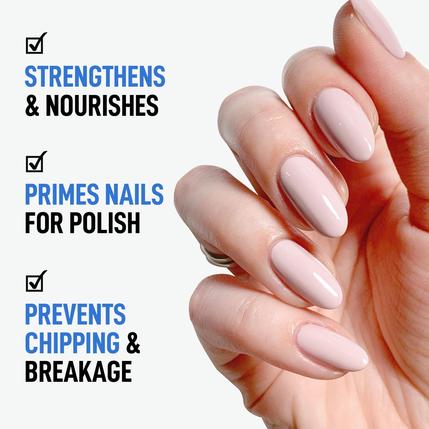 LONDONTOWN kur Nail Hardener and Base Coat, 0.4 Fl Oz (Pack of 1)