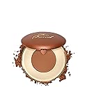 Too Faced Chocolate Soleil Matte Blurring Bronzer | Matte Bronzer Powder that Mimics Natural Skin for Blurred Sun-Kissed Effect, Travel Size, 0.07