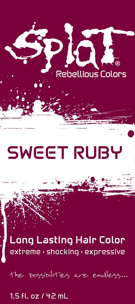 Splat | Sweet Ruby | Original Foil Packet1.5 Oz. | 30 Wash | Semi-Permanent Hair Dye