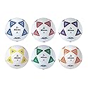 Mikasa Soccer Ball Set, Size 5, Assorted, Set of 6