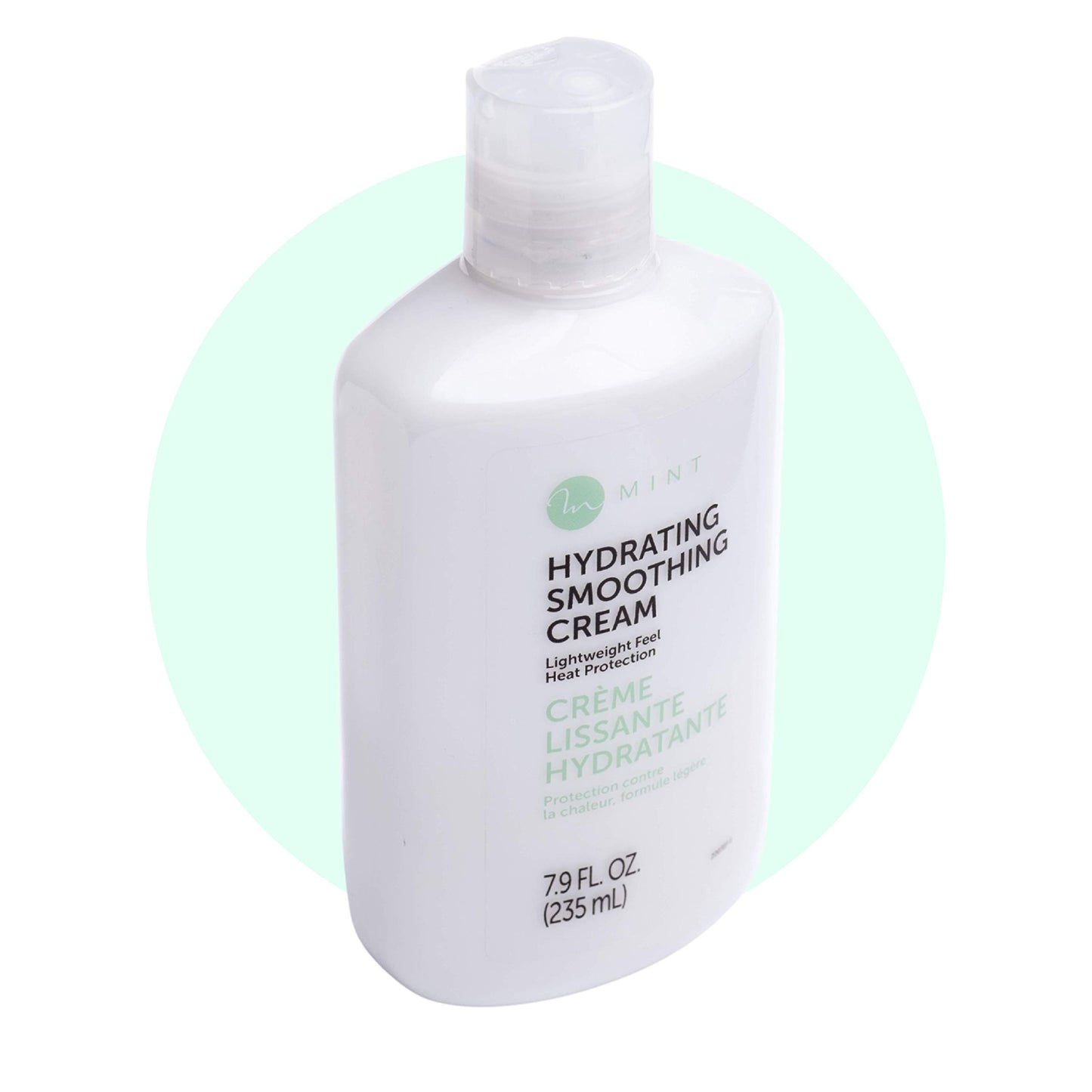 MINT Professional Series Hydrating Heat Protectant for Hair Extremely Light Weight Hair Smoothing Cream with Frizz Control for Damaged, Curly or